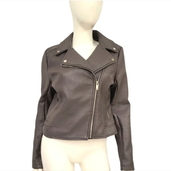 Gray Moto Jacket size Small